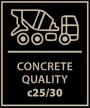 Beton der Klasse C25/30